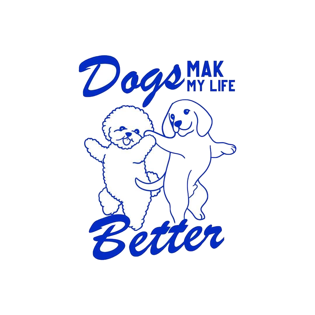 Dogs Make My Life Better Sticker